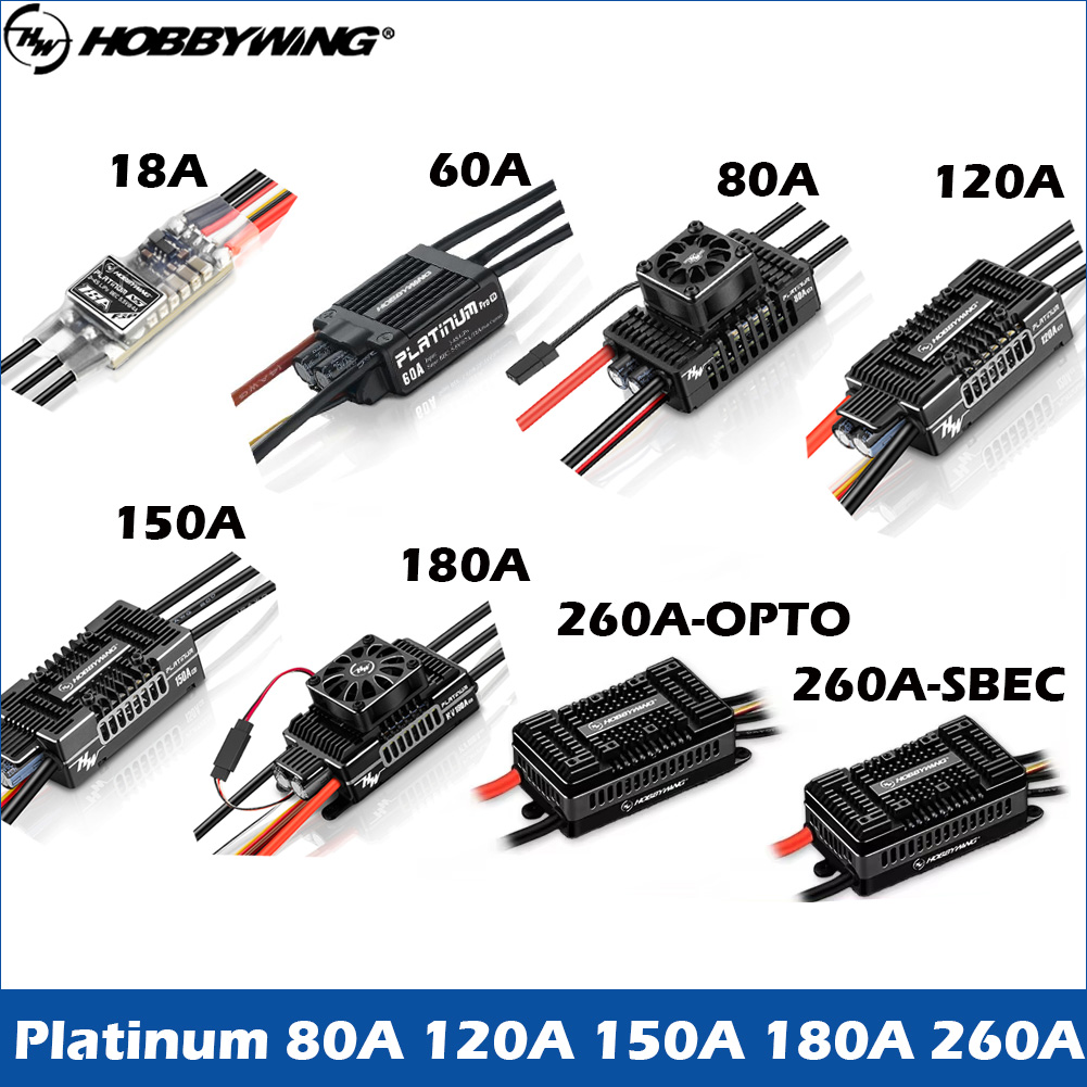 HOBBYWING ブラシレスESC Platinum 25 - 6S Lipo Battery 22.2V 5000Mah のレビューと価格