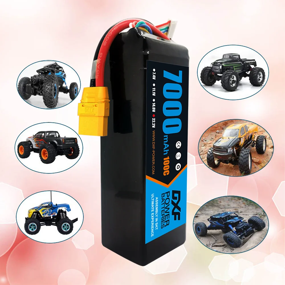 DXF 6S リポバッテリー 22.2V 7000mAh 1 - 6S Lipo Battery 22.2V 5000Mah のレビューと価格