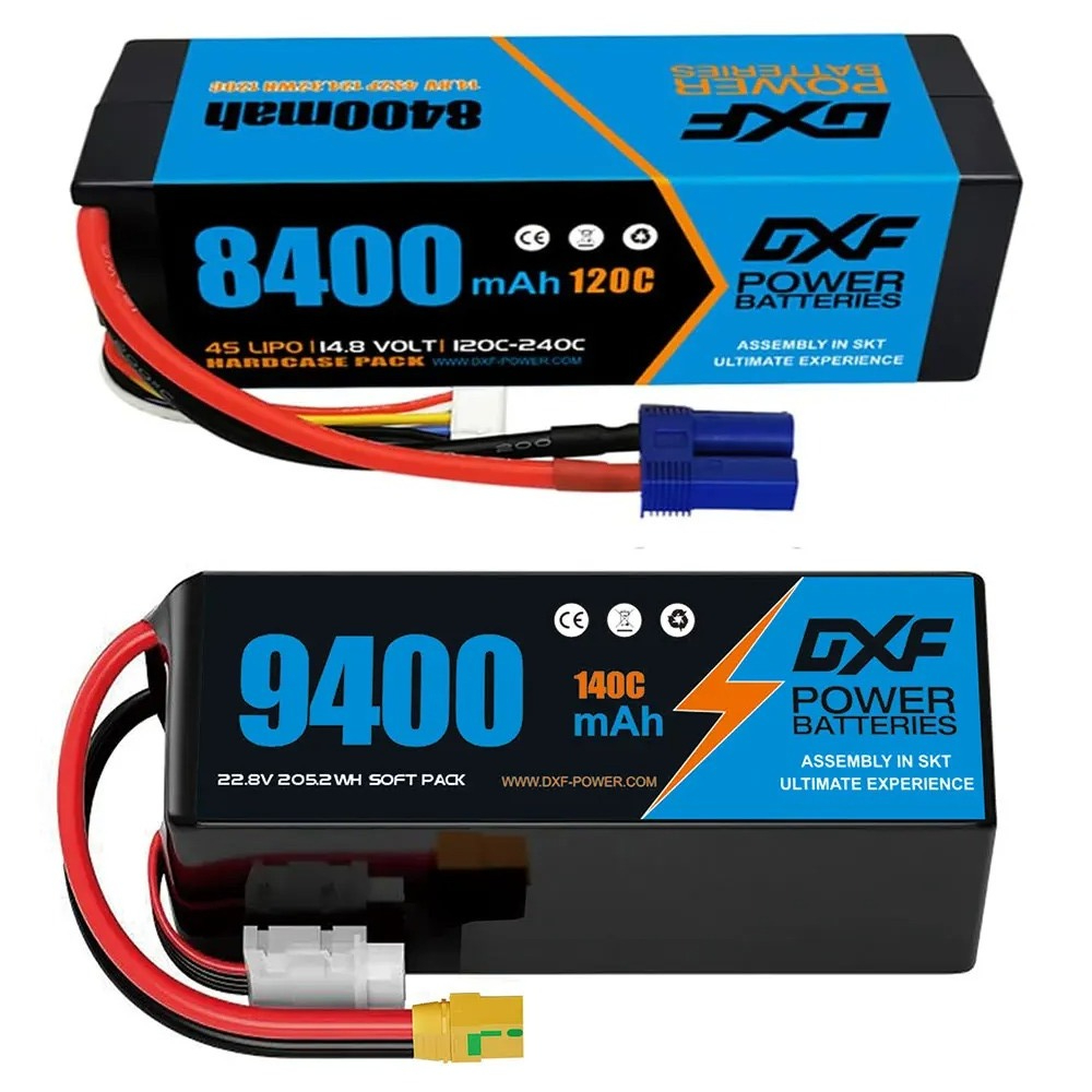 DXF 6Sリポバッテリー 22.8V 140C 9400m - 6S Lipo Battery 22.2V 5000Mah のレビューと価格