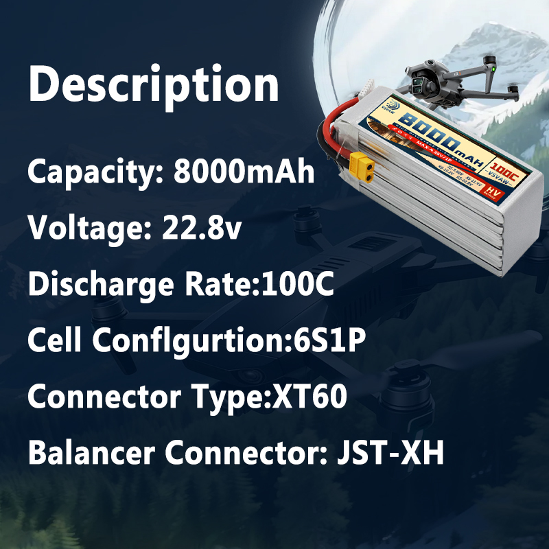 2026 新しい 6S 22.8V 8000mAh 100C - 6S Lipo Battery 22.2V 5000Mah のレビューと価格